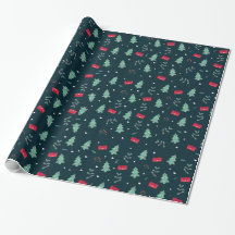Papel de embrulho para árvores de Natal