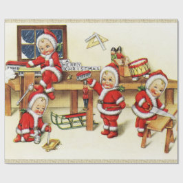 Papel de embrulho para bebês de Natal