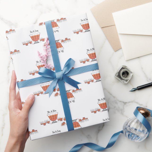 Papel de embrulho para casamento Crystal Punch Bow (Presentear)