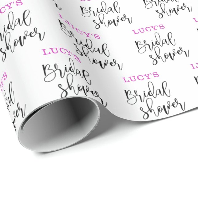 Papel de embrulho para chá de lingerie (Ponta do rolo)