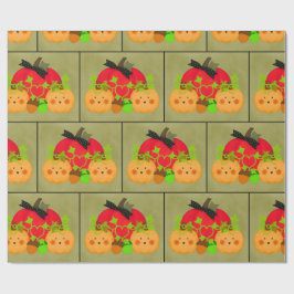 Papel de embrulho para chá de panela de Halloween 