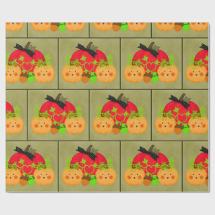 Papel de embrulho para chá de panela de Halloween 