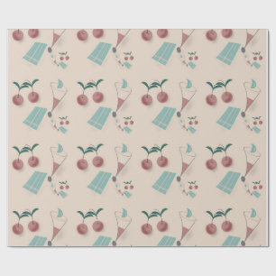 Papel de embrulho para coquetel caprichoso