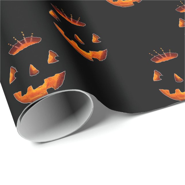 Papel de embrulho para festa de Halloween (Ponta do rolo)