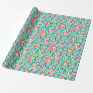 Papel de embrulho para festas de praia da Piscina