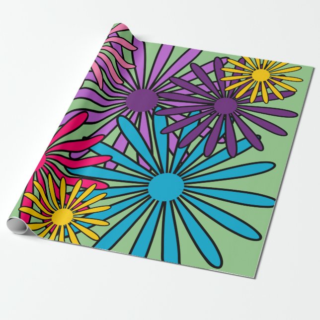 Papel de embrulho para flores (Desenrolado)