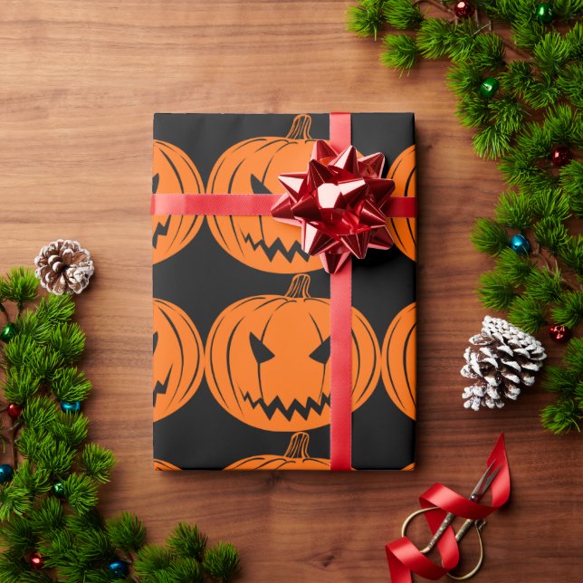 Papel de embrulho para Halloween (Presente de Natal)