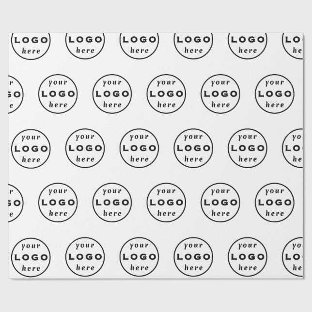 Papel de embrulho para negócios com logotipo perso (Aberto)