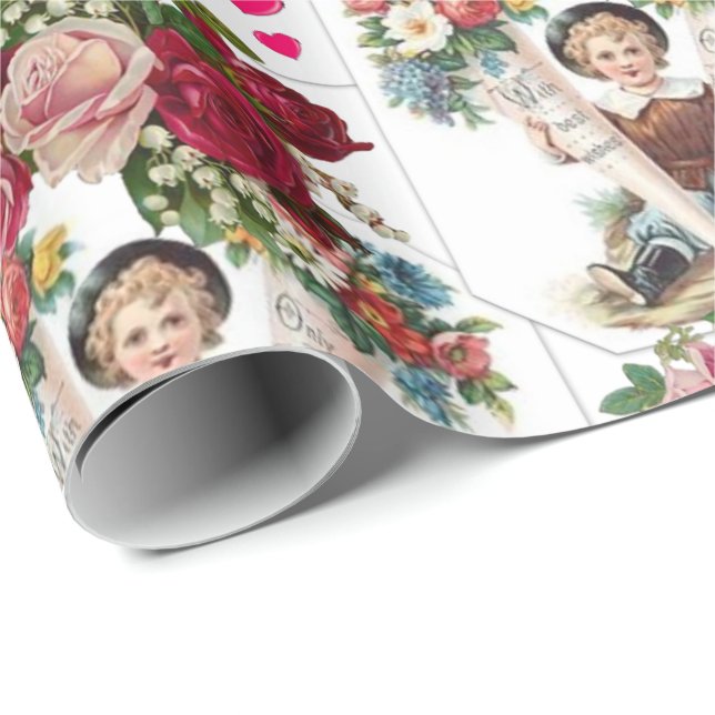 Papel de embrulho para o Dia das Mães (Ponta do rolo)