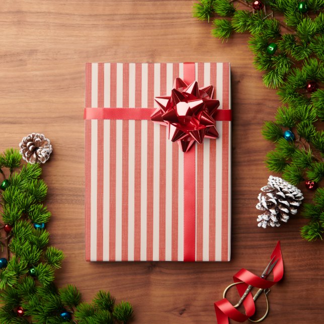 Papel de embrulho para o Natal em estilo retrô. (Presente de Natal)