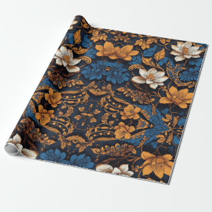 Papel de embrulho para padrões de Batik japoneses