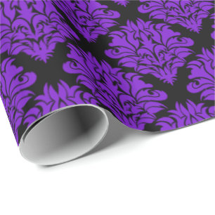 Papel de embrulho para penhor roxo