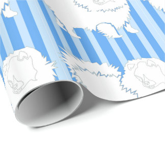 Papel de embrulho para presente da Pomerânia