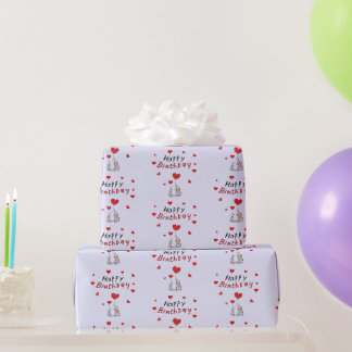 Papel de embrulho para presente na Lavanda
