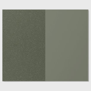 Papel de embrulho para presente Verde Musgo Mínimo