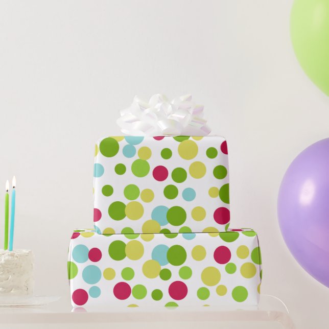 Papel de embrulho Party Dots (Presentes para festas)