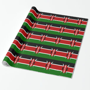 Papel de embrulho Patriótico com Bandeira do Quéni