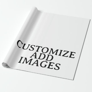 Papel de embrulho personalizado