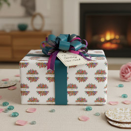 Papel de embrulho personalizado com estampa de arc