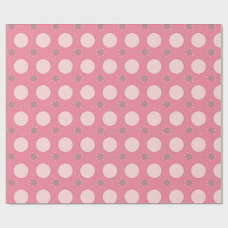 Papel de embrulho Pink pika Dot