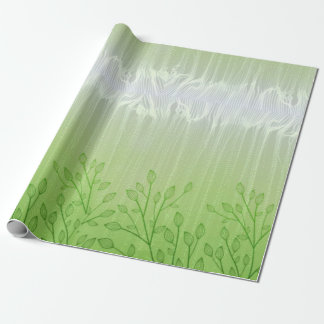 Papel de embrulho presente água sonho verde
