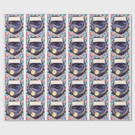 Papel de embrulho presente Lua Celestial 