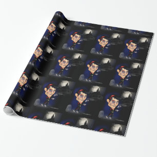 Papel de embrulho presente masculino Zumbi Sinistr