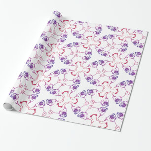 Papel de embrulho Pug