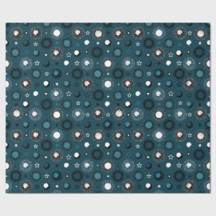Papel de embrulho Relógio Celestial