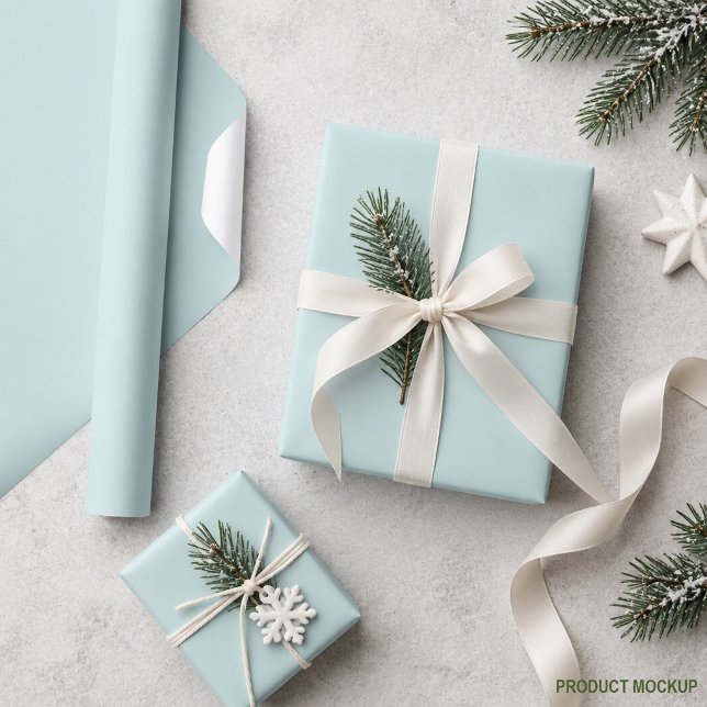 Papel de embrulho rolo de menta aqua macia (Criador carregado)
