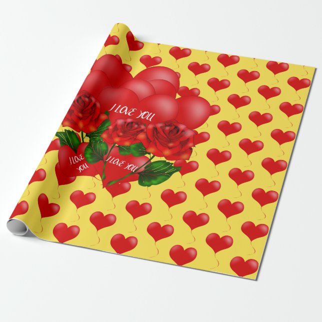 Papel de embrulho romântico (Desenrolado)