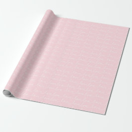 Papel de embrulho rosa com amor