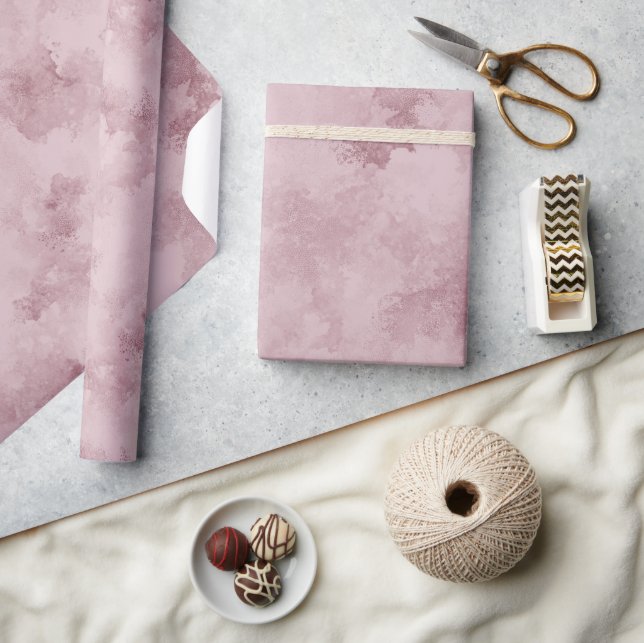 Papel de embrulho rosa com fundo texturizado em ro (Artesanato)