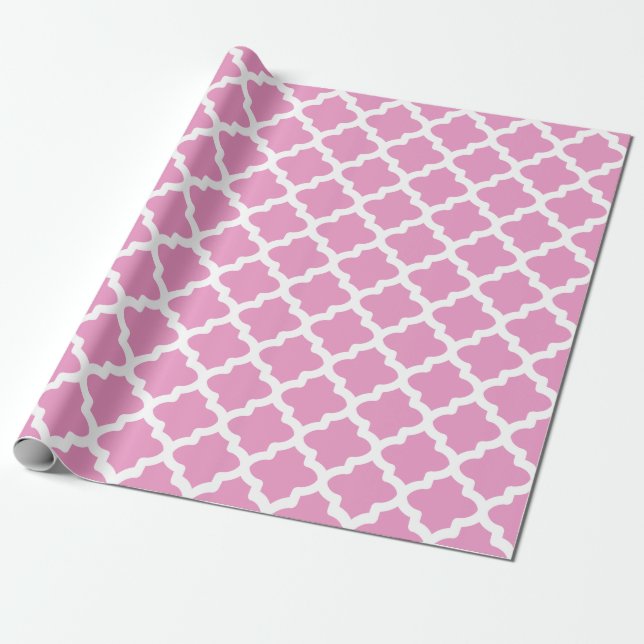 Papel de embrulho rosa lavanda (Desenrolado)