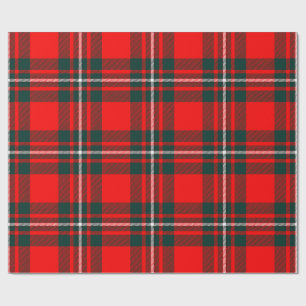 Papel de embrulho Royal Stewart Clan Tartan