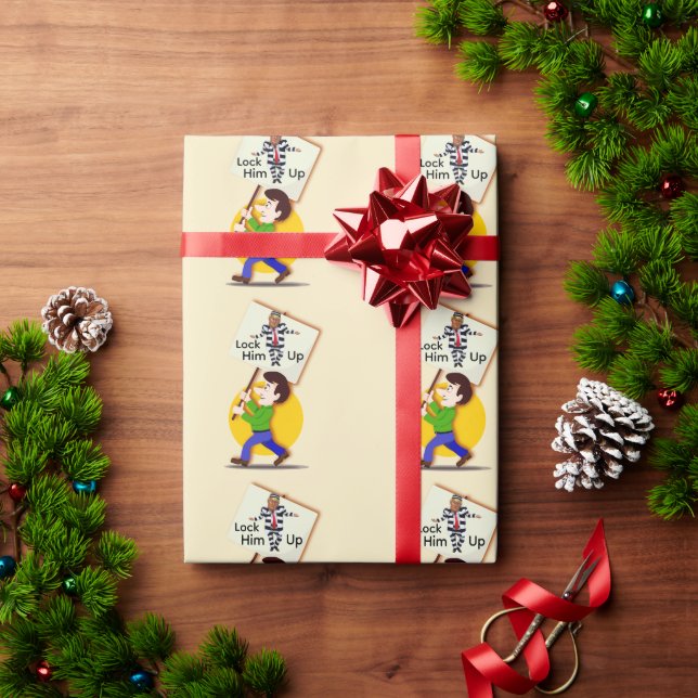 Papel de embrulho sem reis (Presente de Natal)