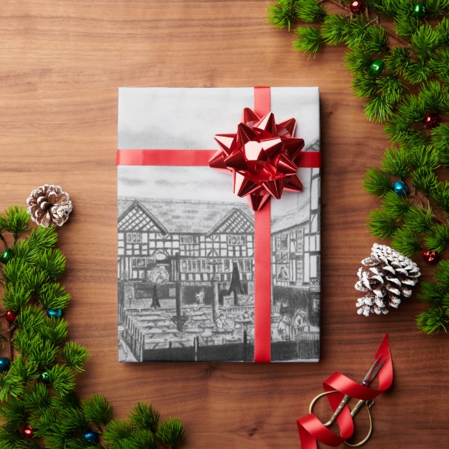 Papel de embrulho Shambles Pub (Presente de Natal)