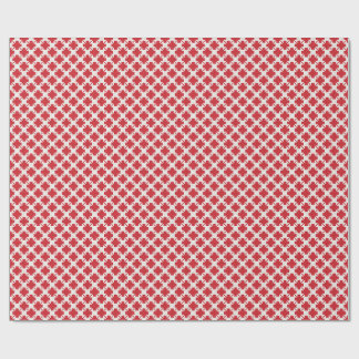Papel de embrulho Shemagh Keffiyeh Vermelho e Bran