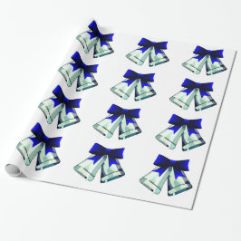 Papel de embrulho Sininhos de Natal