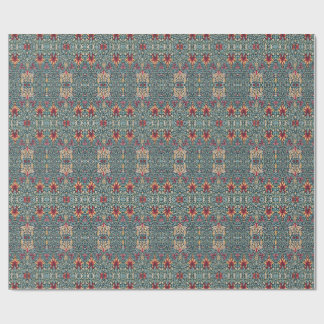 Papel de embrulho Snakeshead Deep Teal Heritage