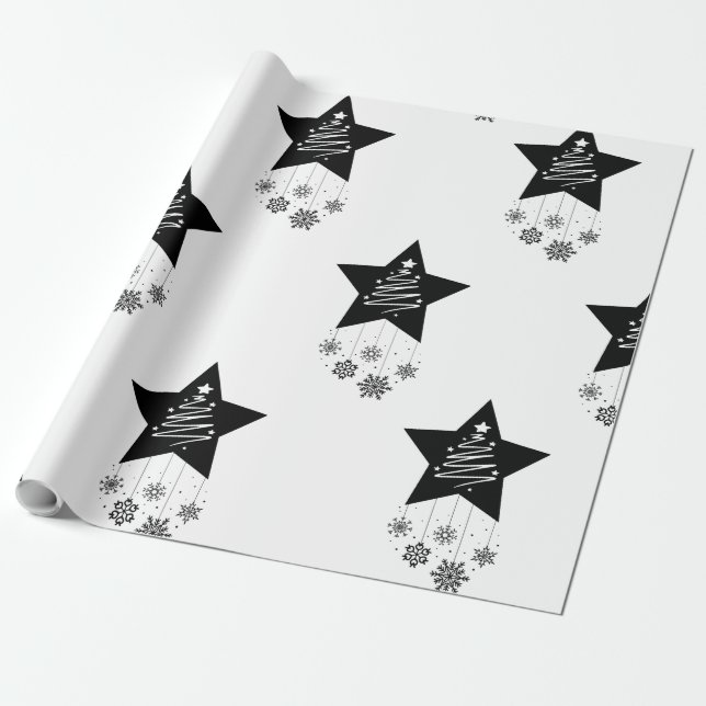 Papel de embrulho Starflakes (Desenrolado)