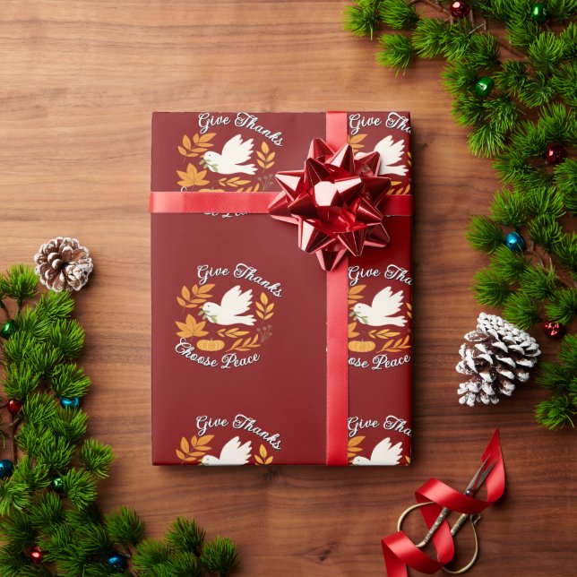 Papel de embrulho 'The Peace Collection' (Presente de Natal)