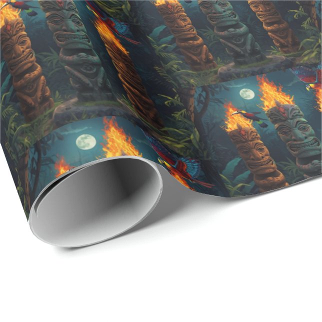Papel de embrulho Tiki (Ponta do rolo)