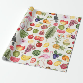 Papel de embrulho tropical