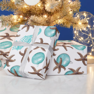 Papel de embrulho tropical do Natal do teste