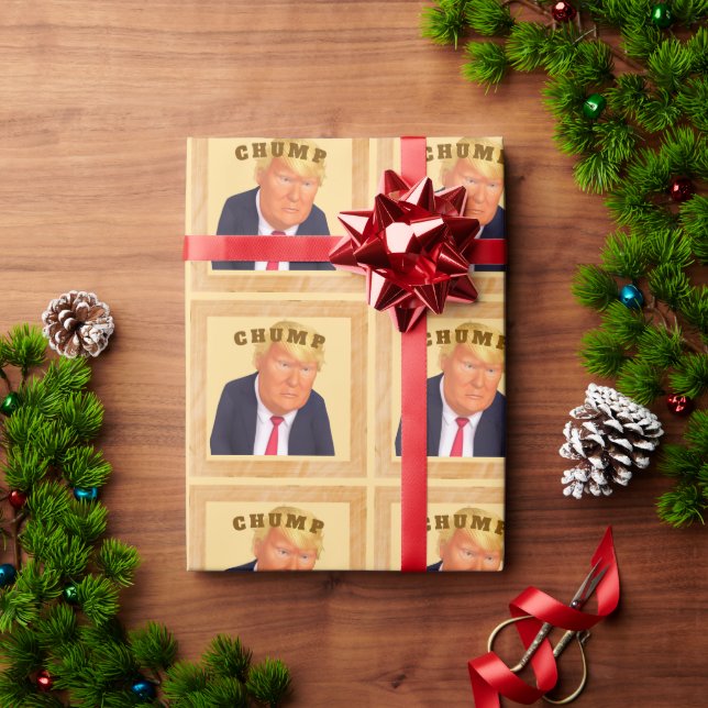 Papel de embrulho Trump/Palerma (Presente de Natal)