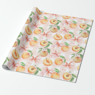 Papel de embrulho Um Doce Pêssego Presentes de Pês