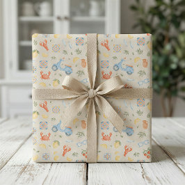Papel de embrulho verão italiano Mediterrâneo