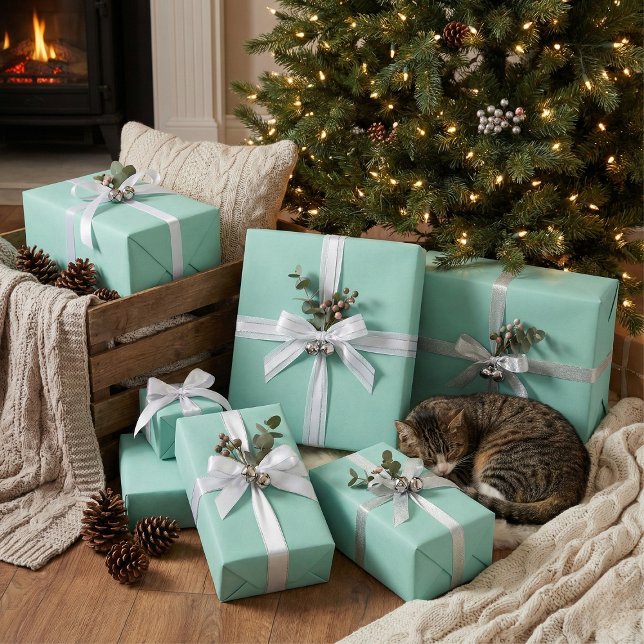 Papel de embrulho verde da Casa da Moeda Quebra de (Criador carregado)