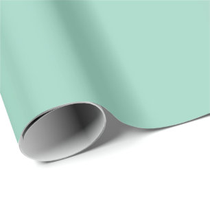 Papel de embrulho verde menta sólido